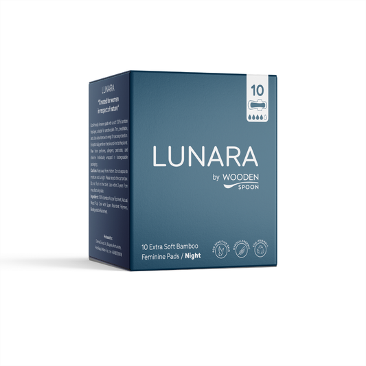 Lunara Biodegradable Bamboo Nacht maandverband