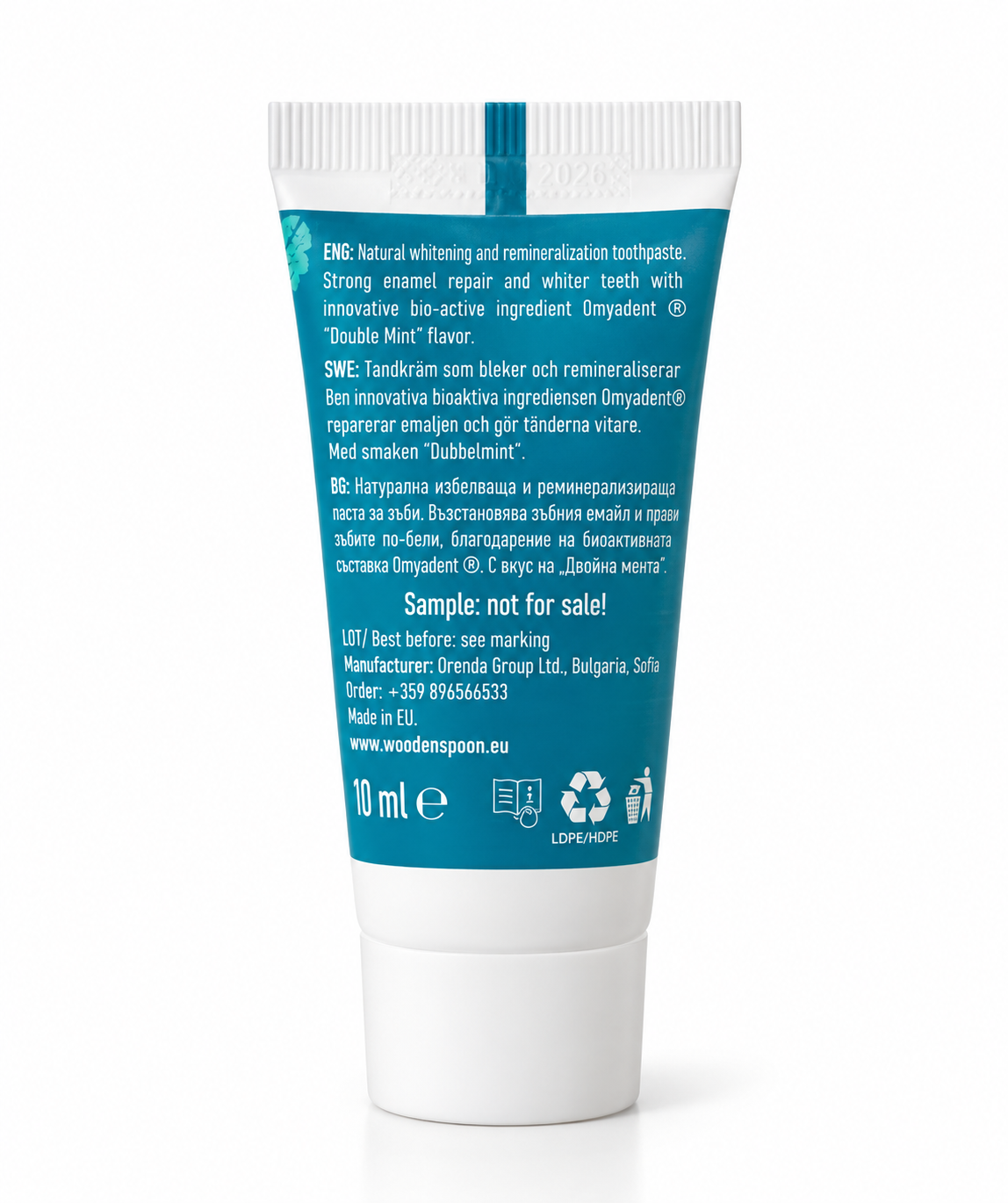 Organic Whitening & Remineralization Toothpaste
