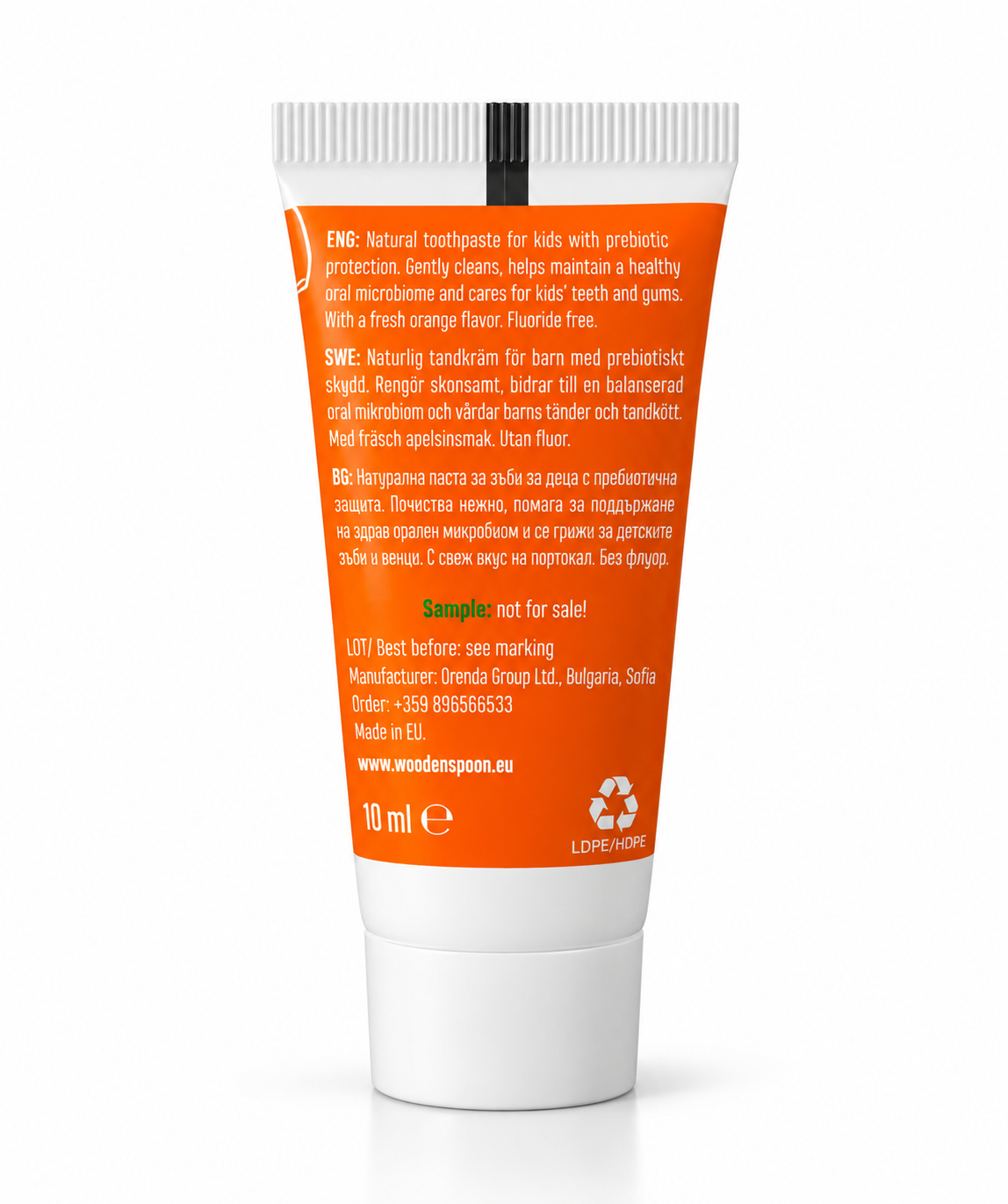 Organic Kids Toothpaste with Prebiotic