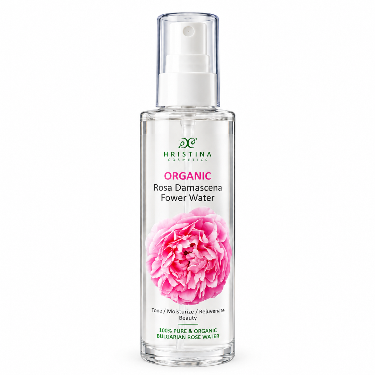 Organic Rose Water Rosa Damascena – 200 ml