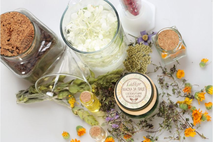 Gezichtsgelmasker met immortelle en tea tree 50 ml