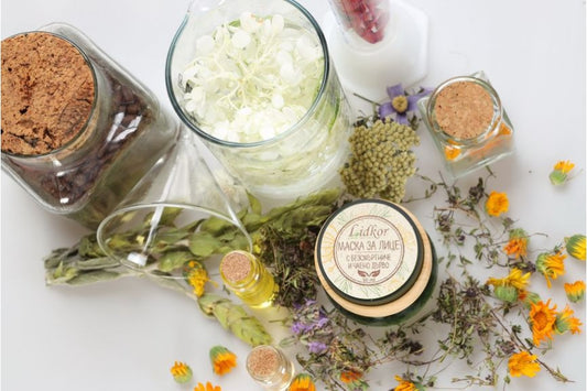 Gezichtsgelmasker met immortelle en tea tree 50 ml